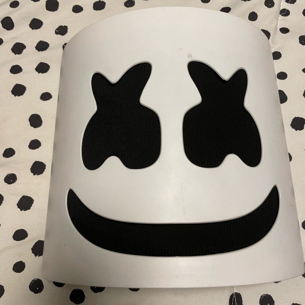 Marshmello costume large boys girls DJ artist Halloween pajamas jumpsuit - Picture 5 of 5